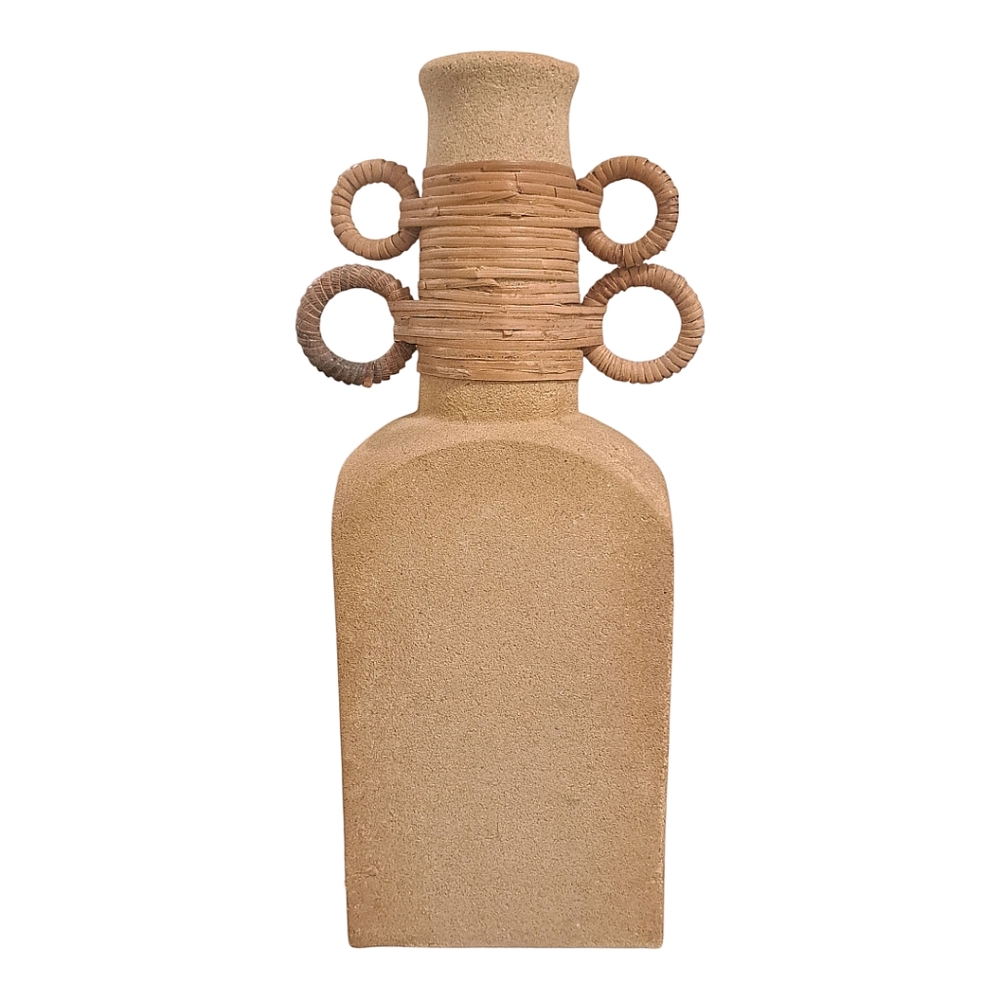 J-Line Celine Cement 4-rings Vase